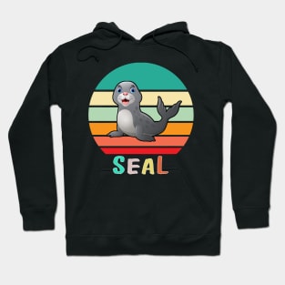 Vintage Retro Seal Hoodie